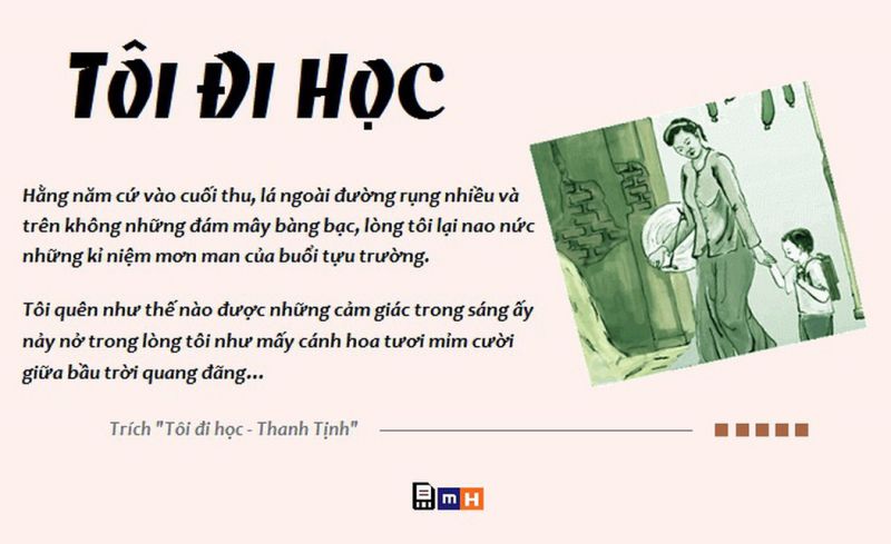 Top 7 Bài văn phân tích nhân vật tôi trong truyện ngắn Tôi đi học của