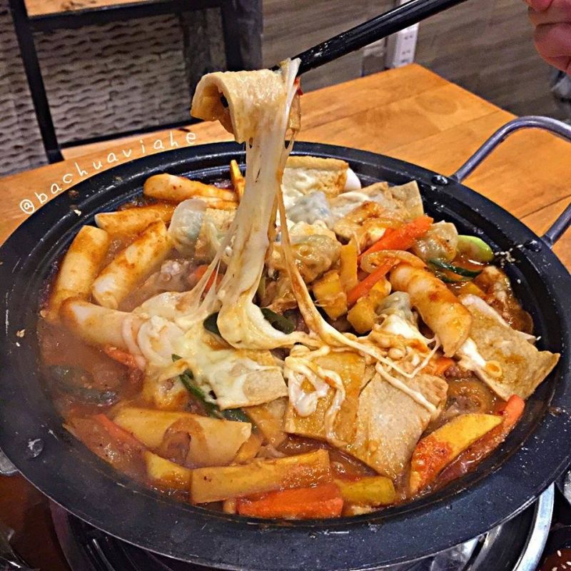 Bạch tuộc xào phô mai - Jeju BBQ
