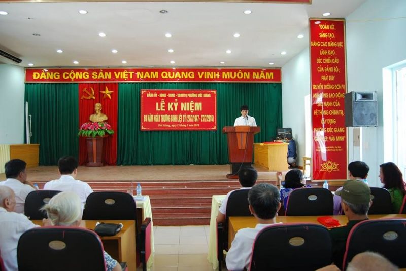 Bài diễn văn kỷ niệm ngày Thương binh Liệt sỹ 27/7 (số 2)