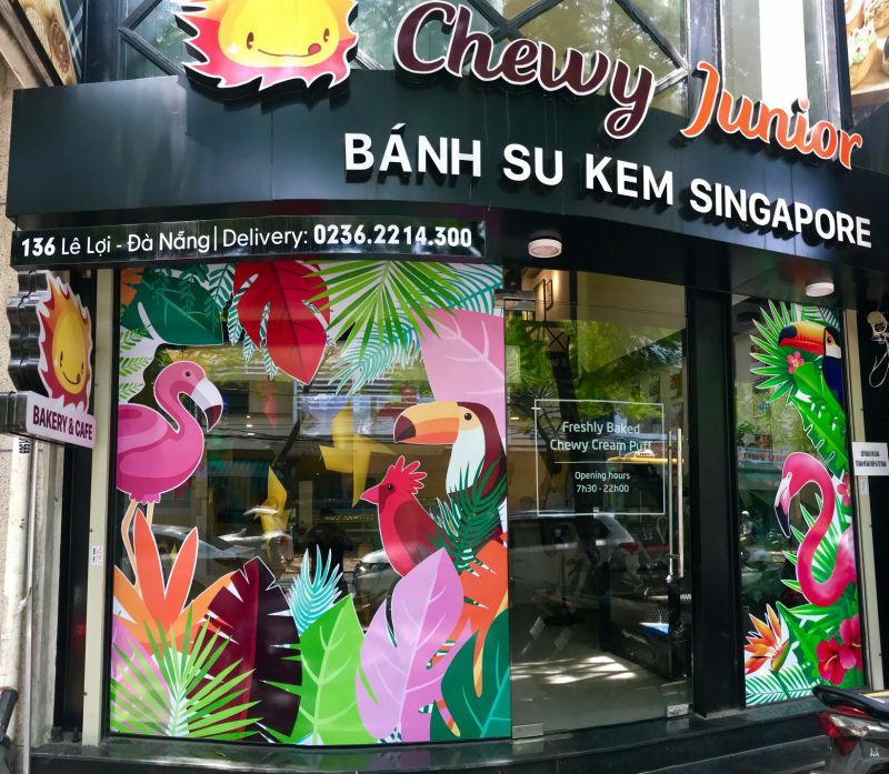 Bánh su kem Singapore Chewy Junior Đà Nẵng