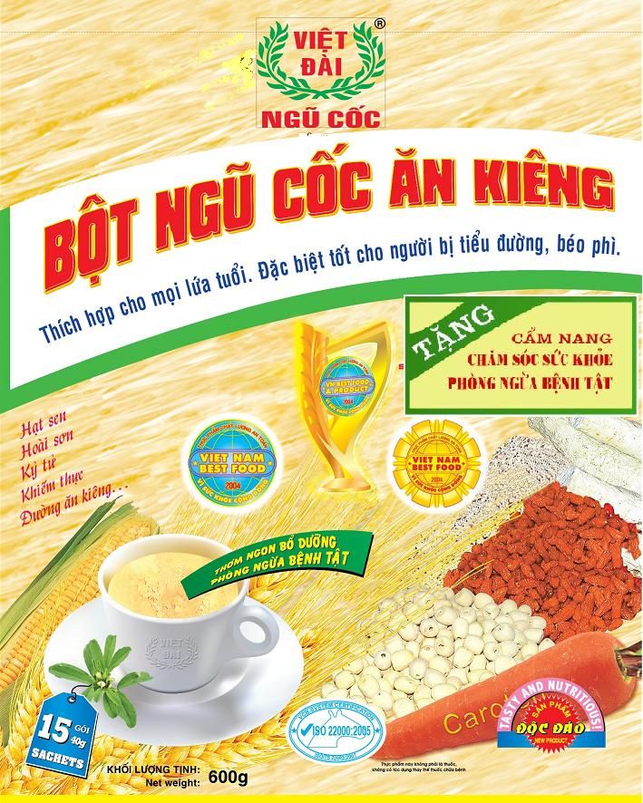 Bột ngũ cốc ăn kiêng Việt Đài