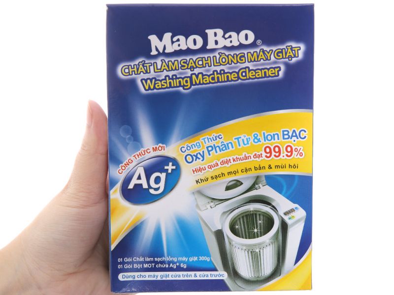 Bột vệ sinh lồng máy giặt Mao Bao