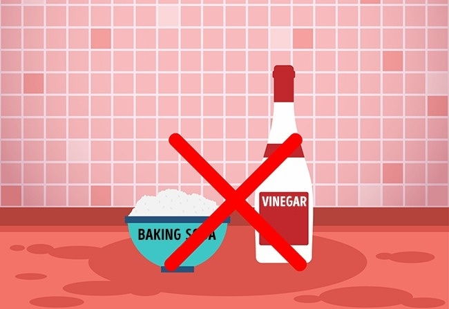 Bột nở và giấm