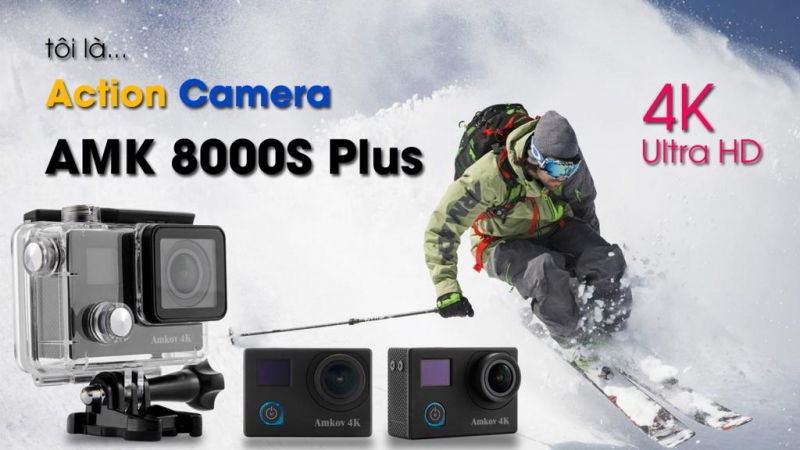 Camera Hành Động Amkov AMK8000S Plus