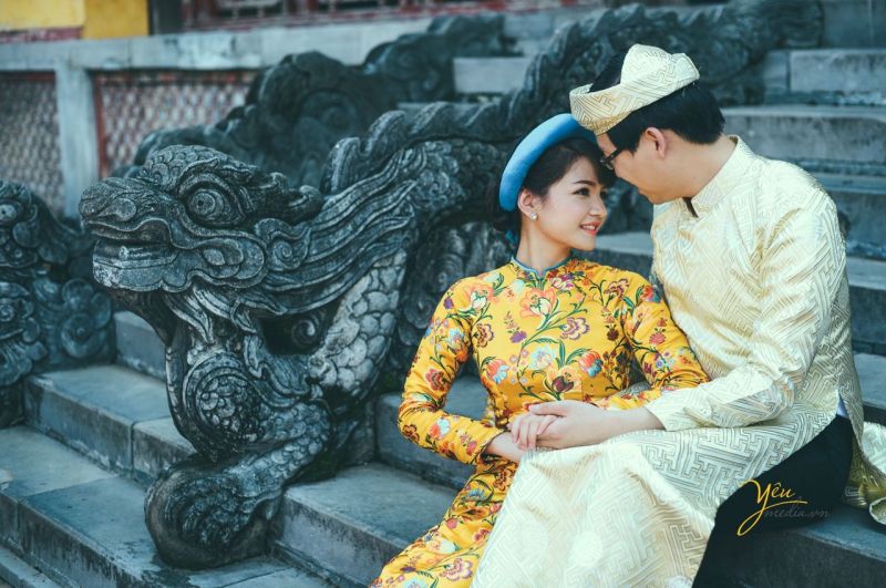 Chụp ảnh cưới tại Hoàng Thành Thăng Long