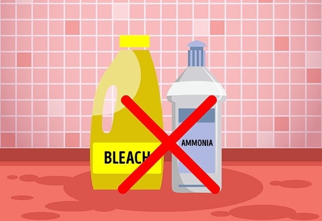 Chất tẩy trắng vải và Amonia