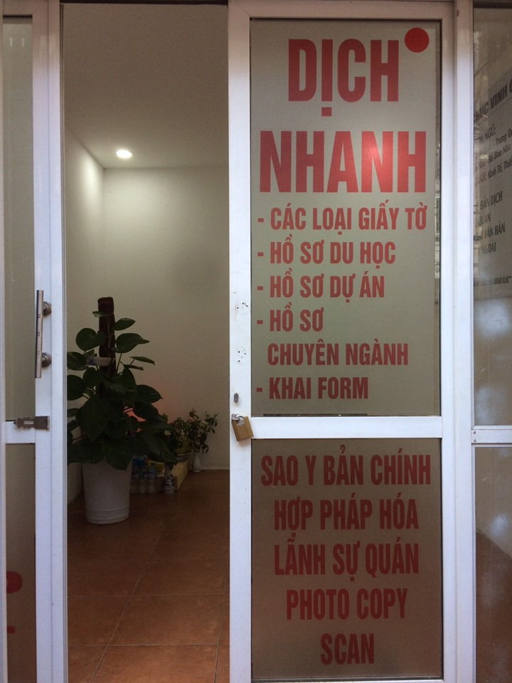 Công ty TNHH dịch thuật Chúc Vinh Quý.