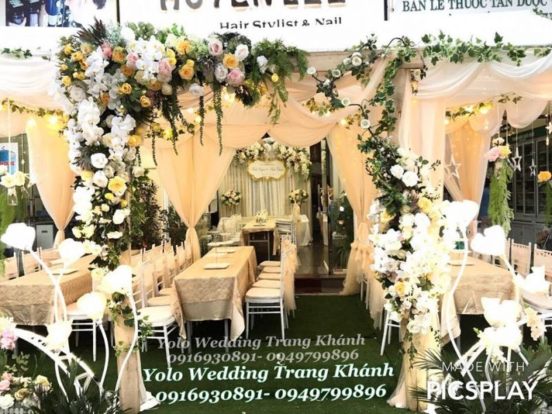 Dịch vụ trang trí tiệc cưới YoLo Wedding Trang Khánh