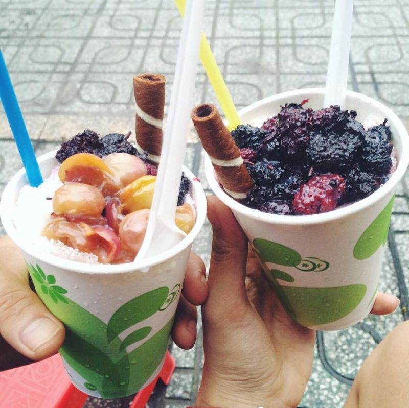 Đá bào mật trái cây rừng Hưng Trí