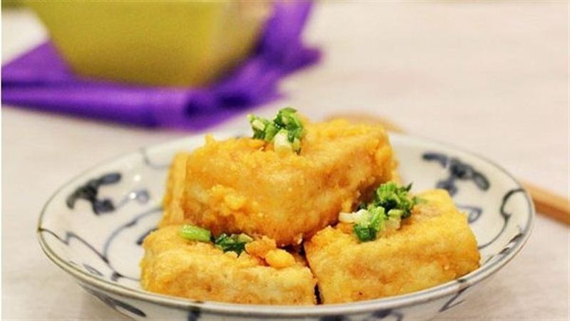 Đậu rán mỡ hành