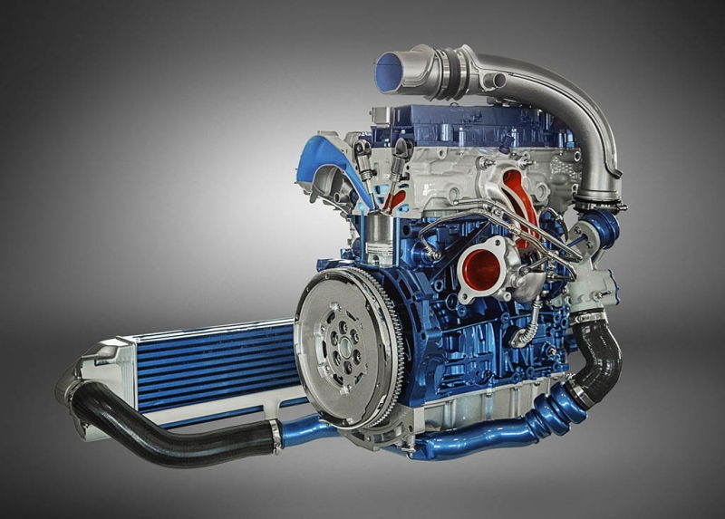 Focus RS – Động cơ tăng áp 2.3L 4 xi-lanh