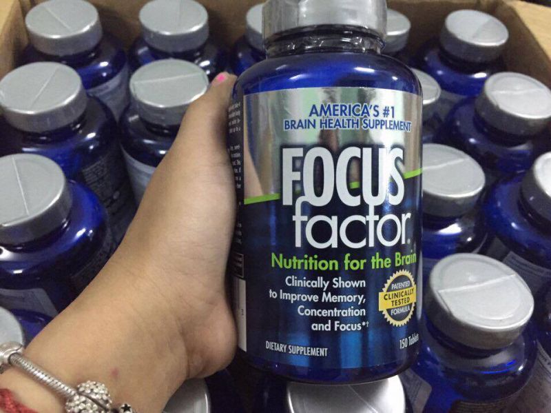 Focus factor 150 viên thuốc bổ não, tăng cường trí nhớ, giảm stress