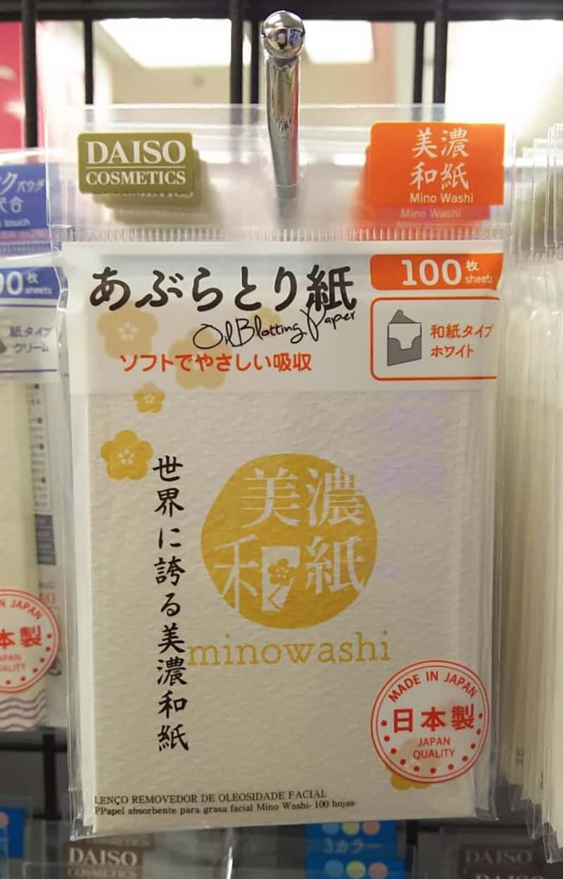 Giấy thấm dầu Daiso Japan Oil Blotting Washi Paper