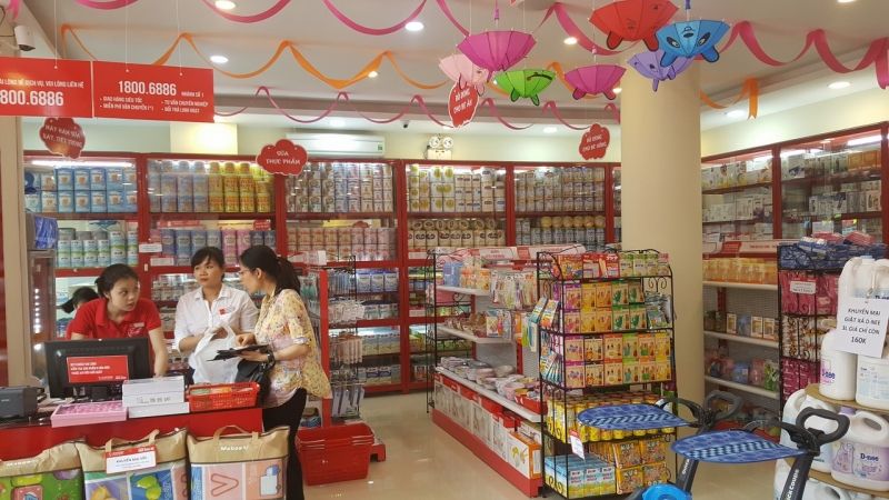 Hệ thống cửa hàng Mẹ và Bé Bibomart