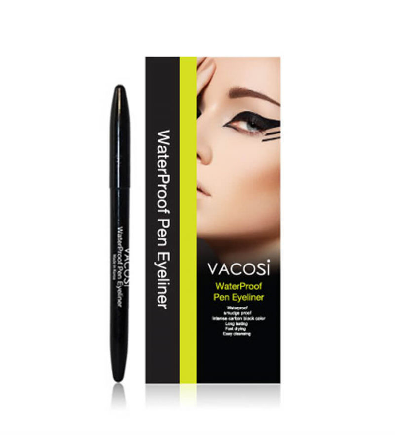 Kẻ Mắt Nước Lâu Trôi Vacosi Waterproof Pen Eyeliner 24h