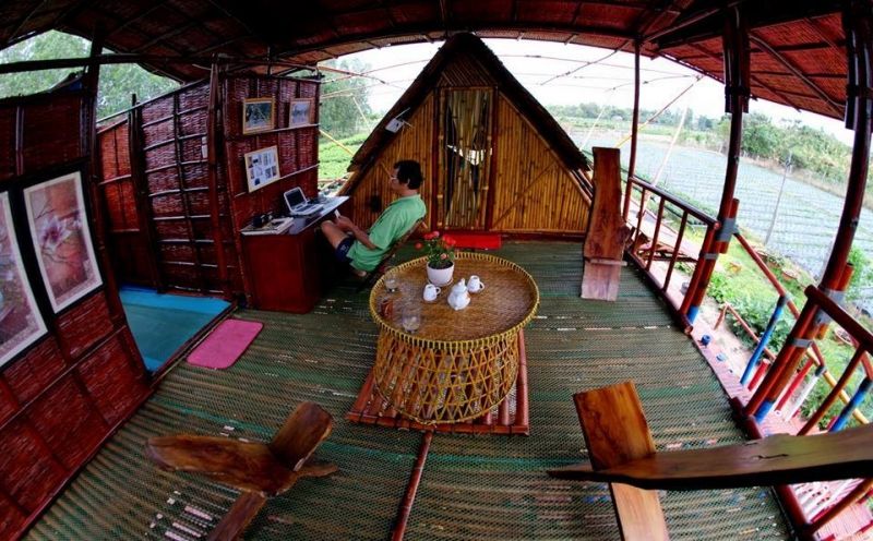 Maison en Bambou Phong-Le Vent (Ngôi Nhà Tre )