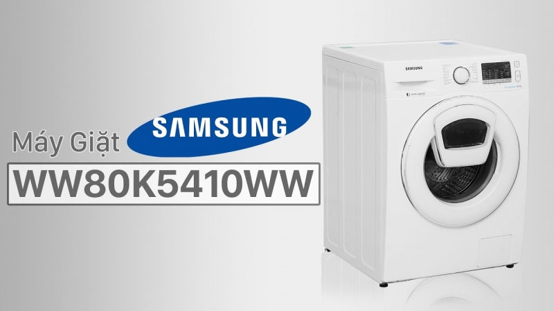 Máy giặt cửa ngang Samsung WW80K5410WW/SV