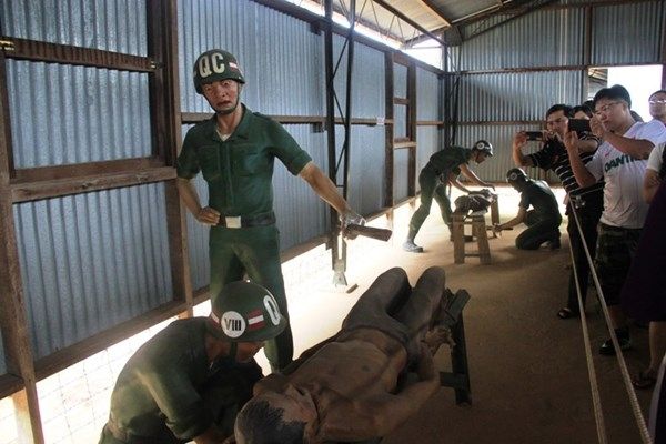 Nhà tù Phú Quốc trưng bày mô hình tra khảo thời chiến