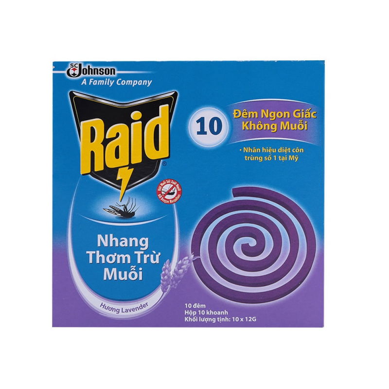 Nhang Đuổi Muỗi Raid
