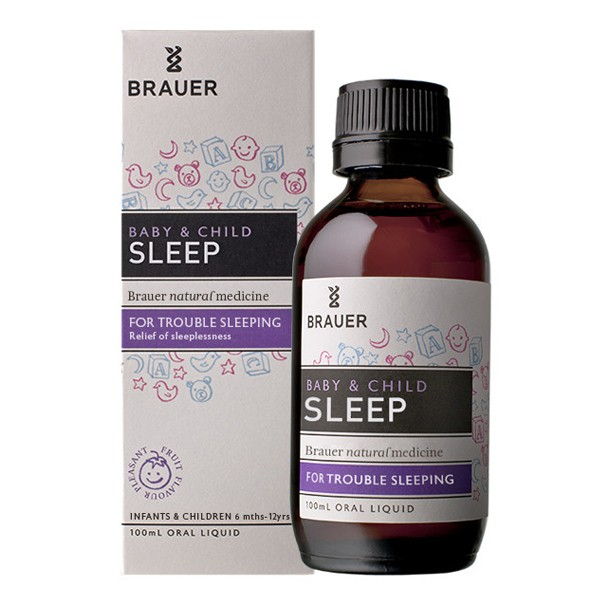 Siro Brauer Sleep thảo dược giúp bé ngủ ngon