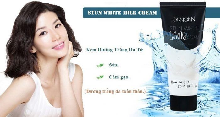 Stun White Milk cream sữa trắng da từ sữa và cám gạo