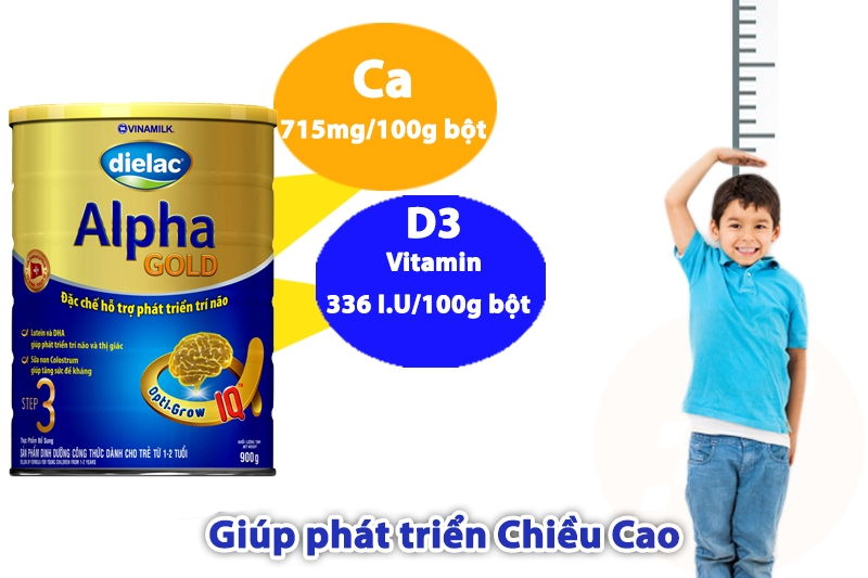 Sữa Dielac Alpha Gold Step 4 900g (2 – 4 tuổi)