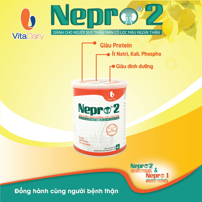 Sữa Nepro 2 (bệnh nhân chạy thận nhân tạo)