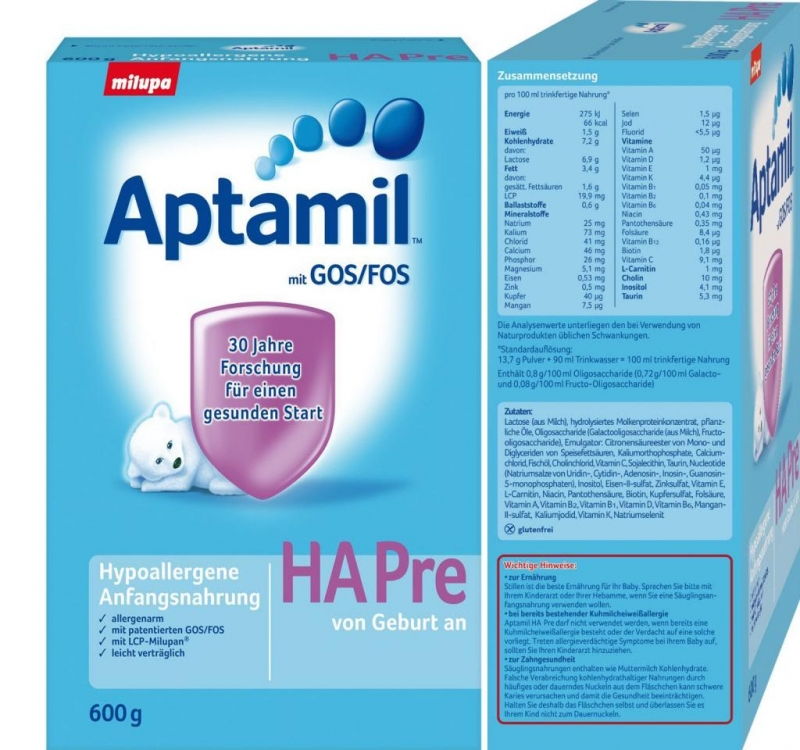 Sữa công thức Aptamil Hapre - Anh