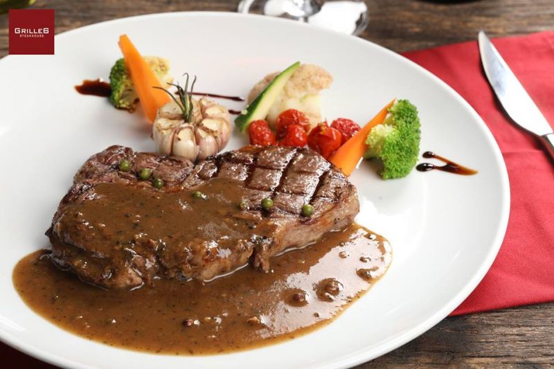 Thăn ngoại bò Úc sốt kem - GRILLE6 Steakhouse