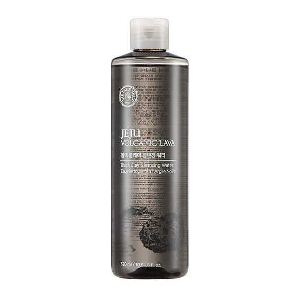 The Face Shop Jeju Volcanic Lava Black Clay Cleansing Water