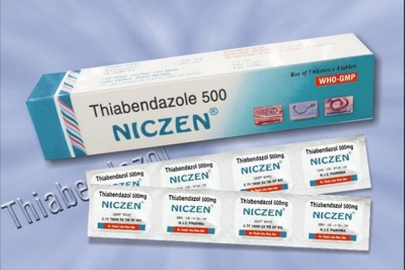 Thiabendazole dạng viên nén 500 mg