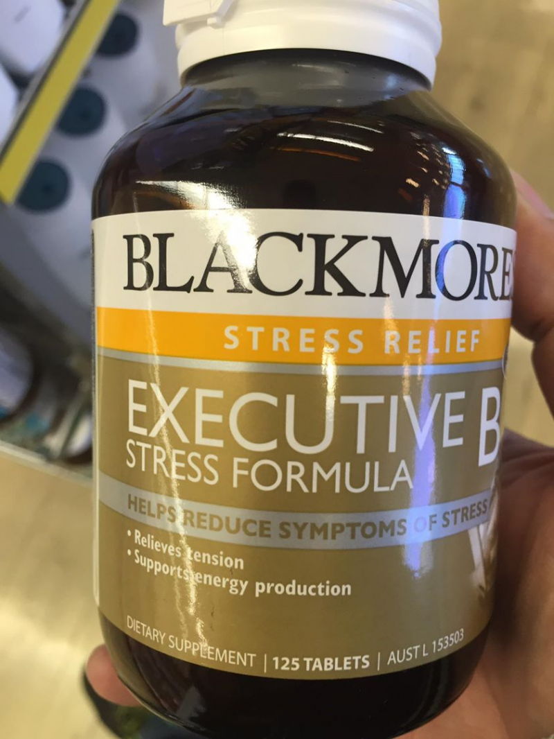 Thực phẩm chức năng Viên giảm stress Blackmores Executive B Stress Formula