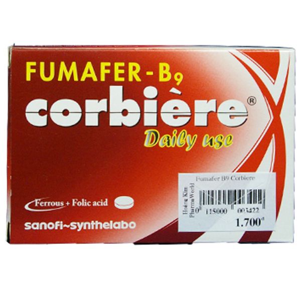 Thuốc bổ máu Fumafer-b9 corbière