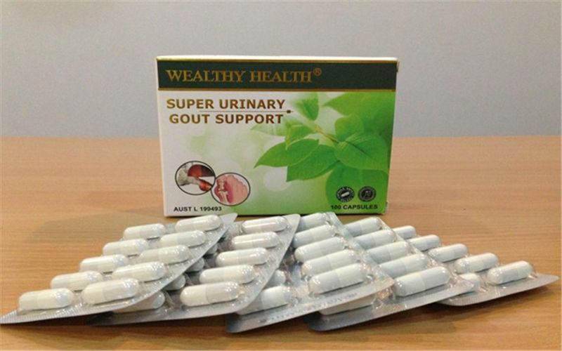 Thuốc hỗ trợ trị gout Wealthy Health Super Urinary Gout Support