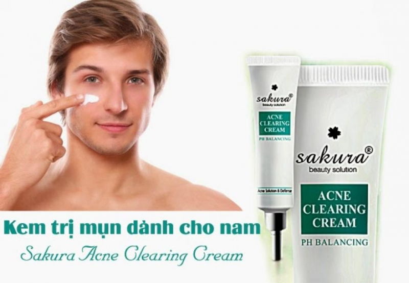 Thuốc trị mụn Sakura Acne Clearing Cream