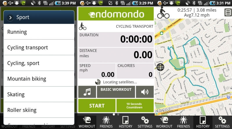 Ứng dụng Endomondo Sports Tracker