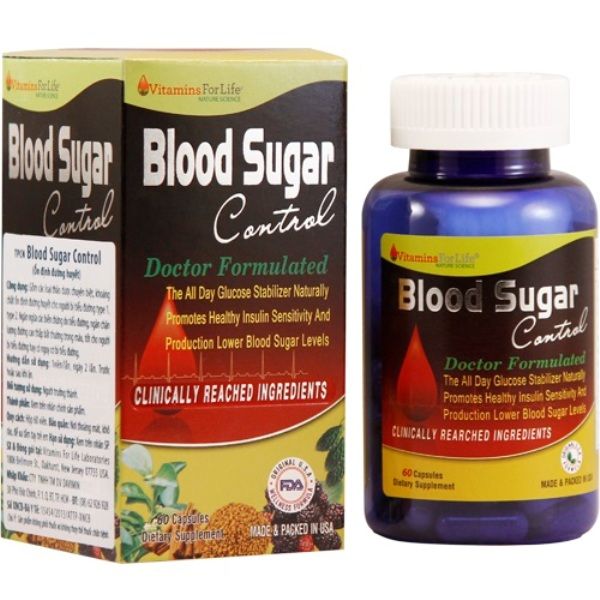 Viên Uống Giúp Ổn Định Đường Máu Blood Sugar Control Mỹ