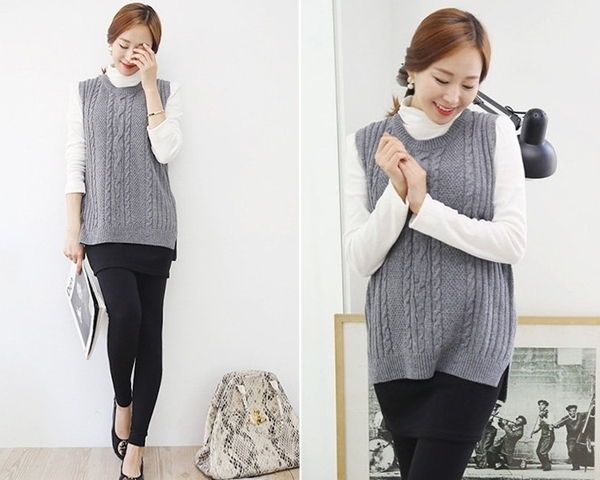 Áo len không tay (Gile)