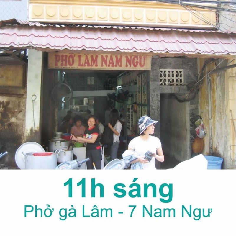 11h trưa-Phở gà Lâm