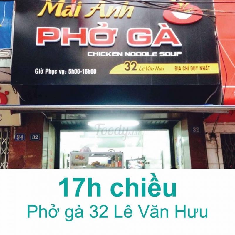 17h chiều-Phở gà Mai Anh