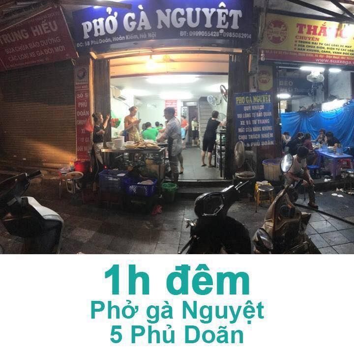 1h đêm-Phở gà Nguyệt