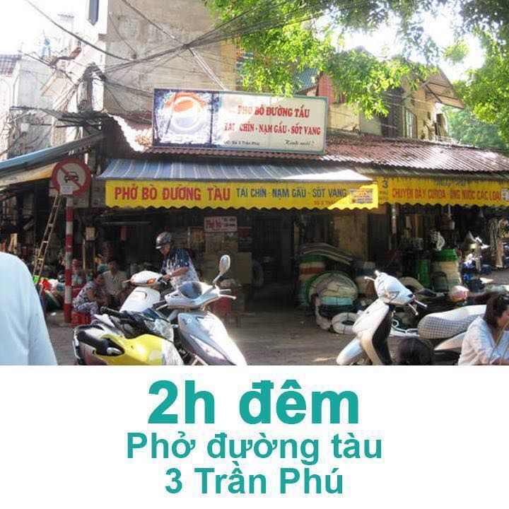 2h đêm-Phở đường tàu