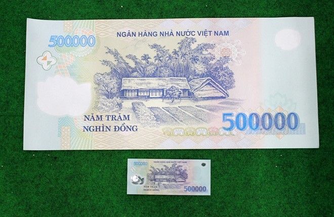 5 triệu VNĐ đối 500.000 VNĐ in lỗi