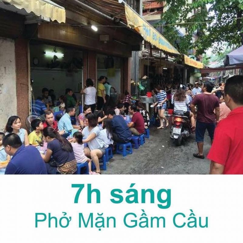 7h sáng-Phở mặn Gầm Cầu