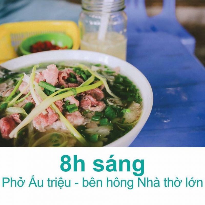 8h sáng-Phở Ấu Triệu