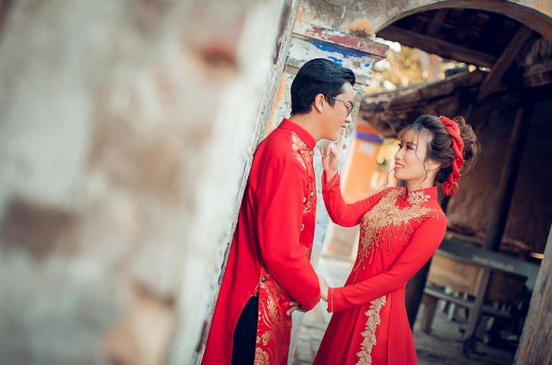 Áo cưới Hoàng Tuấn – Cho thuê áo dài cưới hỏi đẹp Phan Rang, Ninh Thuận