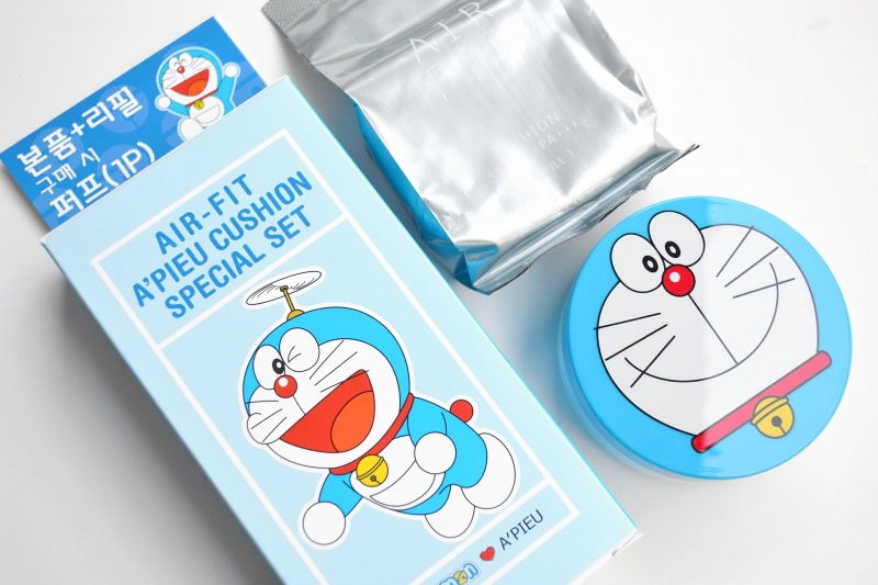 A'pieu Air-Fit Cushion SPF50+/PA+++ (Doraemon Edition)