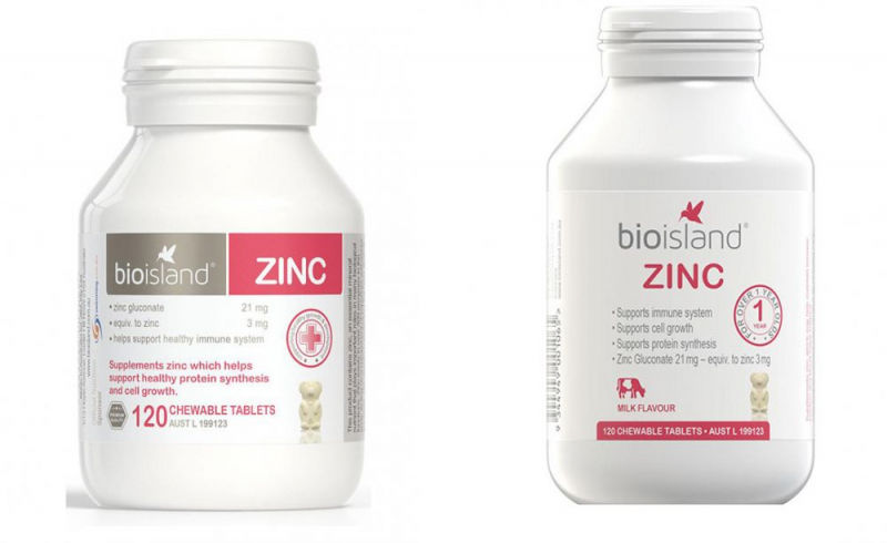Bio Island Zinc – Sản phẩm bổ sung kẽm dạng viên nhai