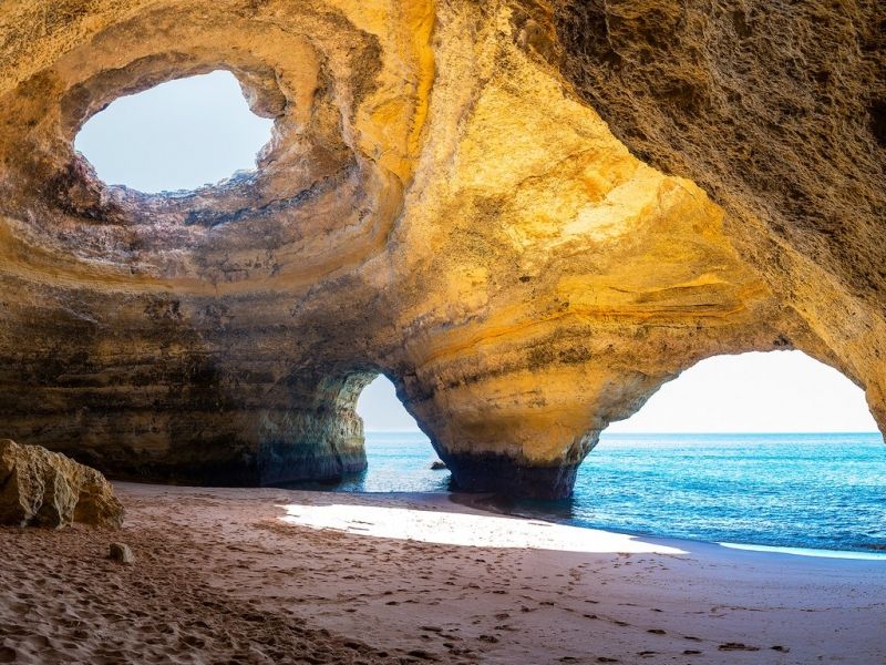 Biển Benagil Cave: Algarve, Bồ Đào Nha Biển Benagil Cave: Algarve, Bồ Đào Nha