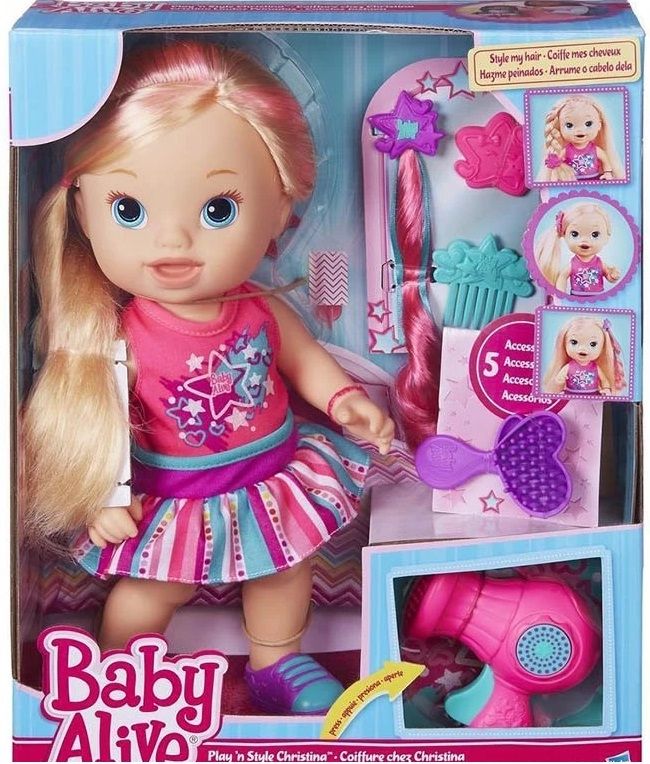 Bộ đồ chơi búp bê làm điệu cùng bé Christina Baby Alive